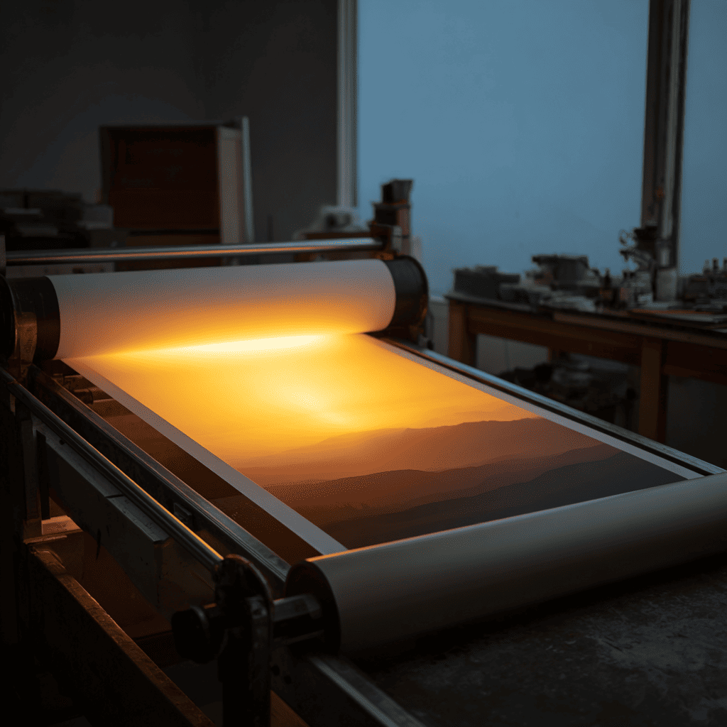 backlit film printing
